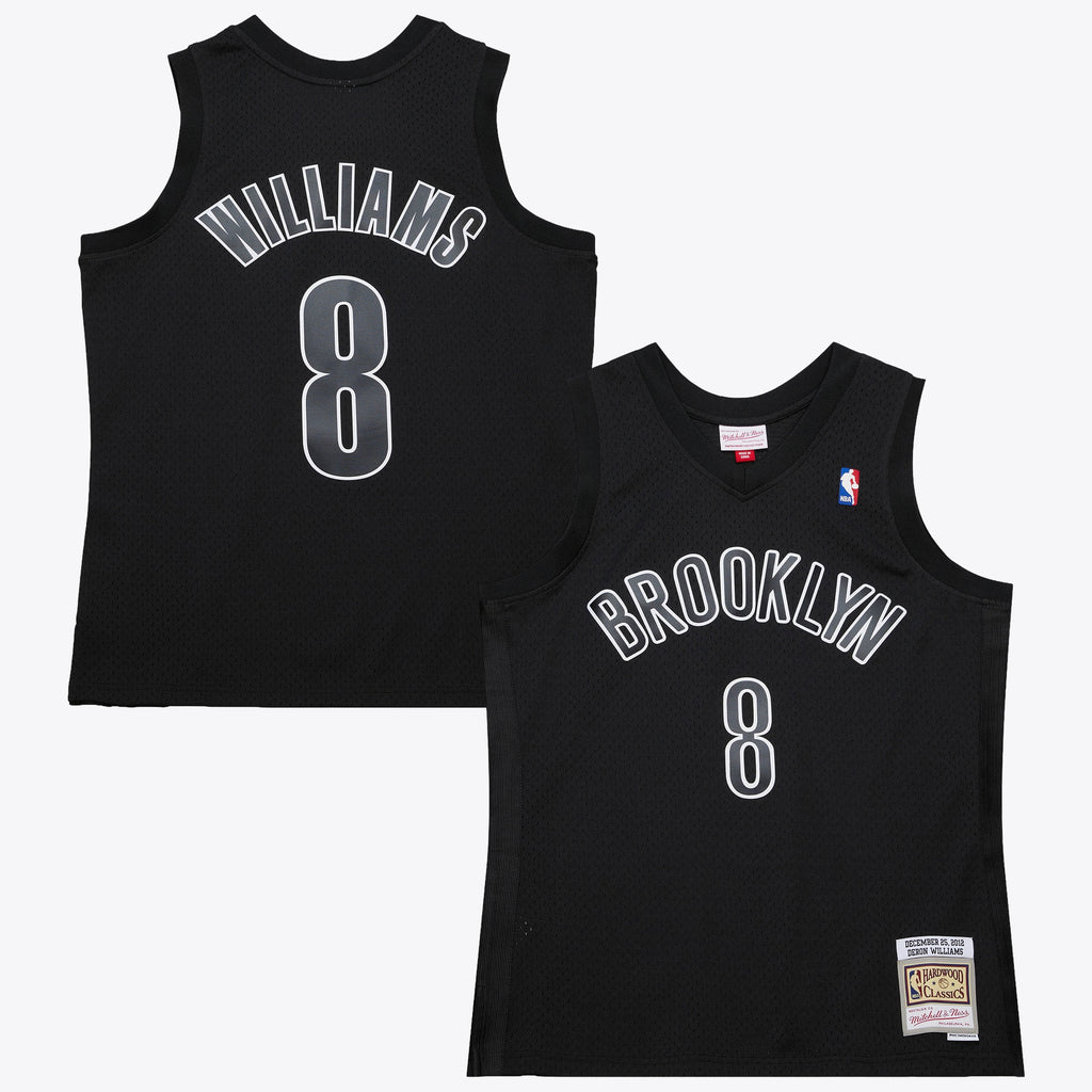 Brooklyn Nets Mitchell & Ness Deron Williams 2012 Day Authentic Jersey - Black