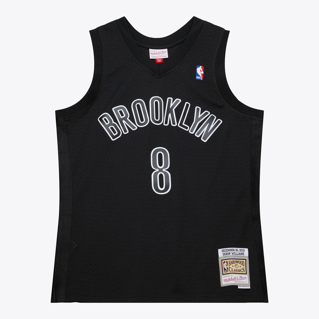 Brooklyn Nets Mitchell & Ness Deron Williams 2012 Day Authentic Jersey - Black
