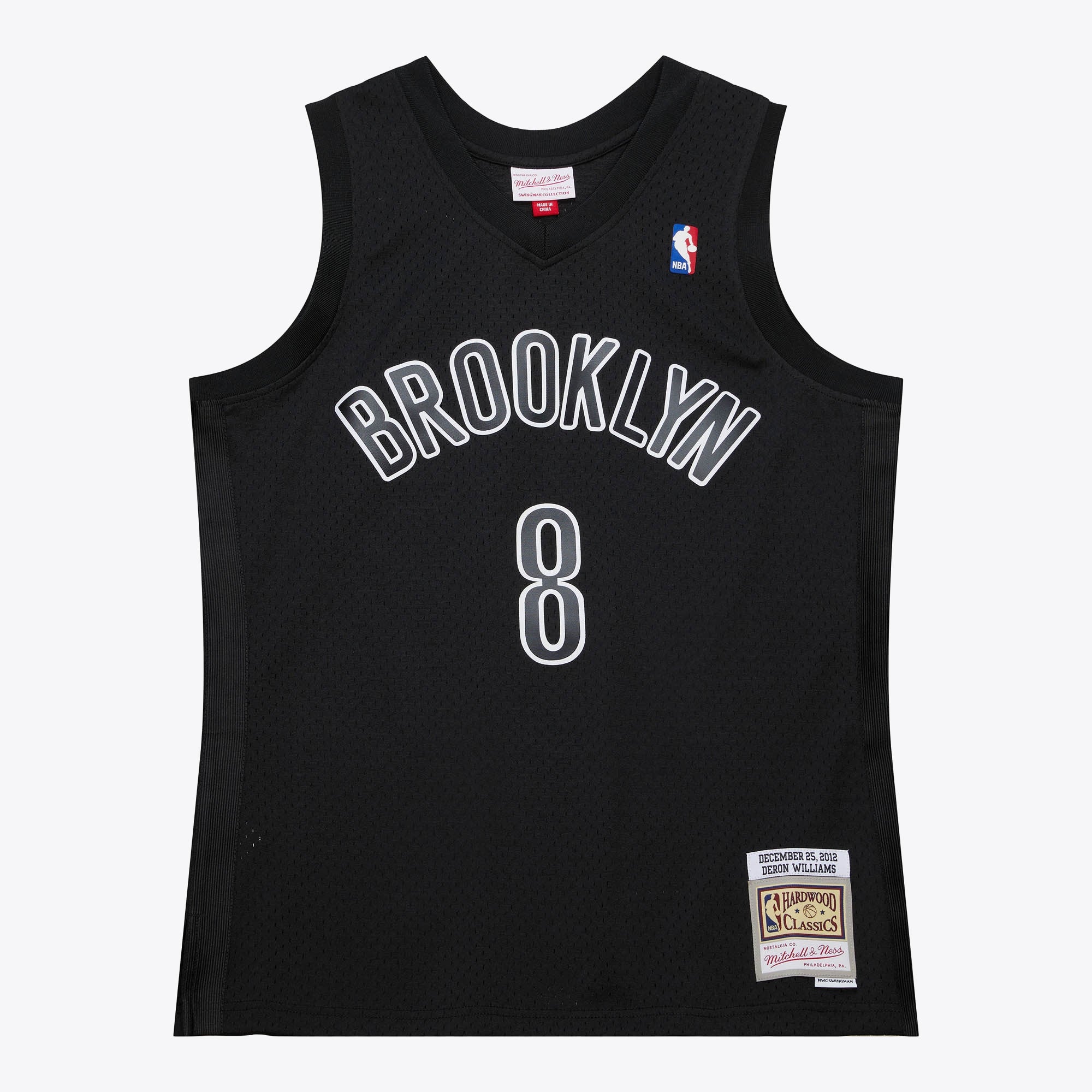 Brooklyn Nets Mitchell & Ness Deron Williams 2012 Day Authentic Jersey - Black