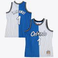 Orlando Magic Mitchell & Ness Anfernee Hardaway 1994 Split Swingman Jersey - Blue/White