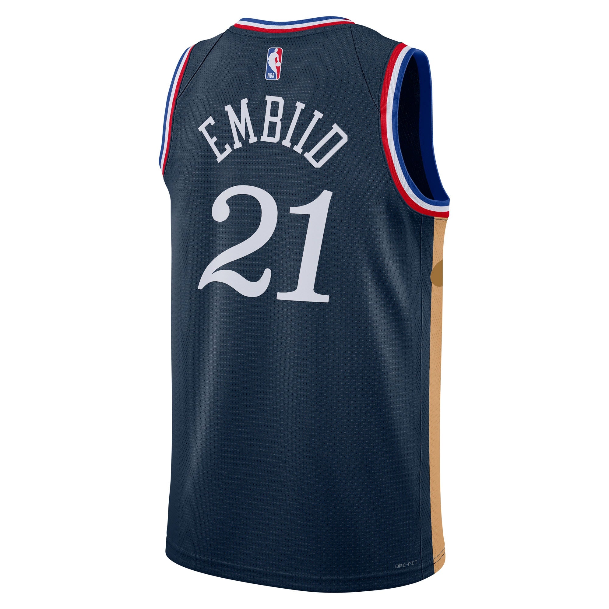 Philadelphia 76ers Nike 2025/26 City Edition Swingman Jersey - Navy - Joel Embiid - Unisex