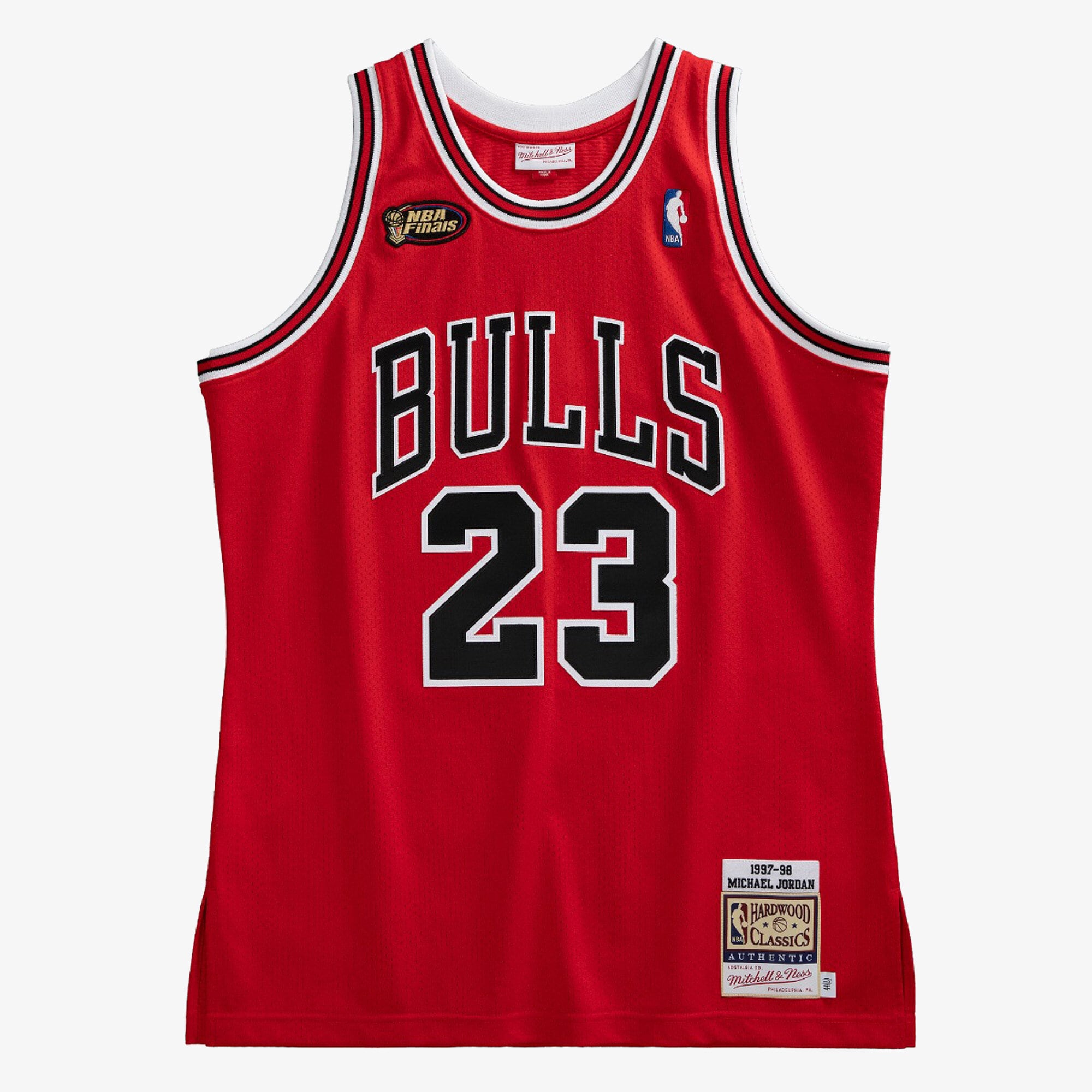 Chicago Bulls Mitchell & Ness Authentic Jersey Road Finals Michael Jordan 1997-98
