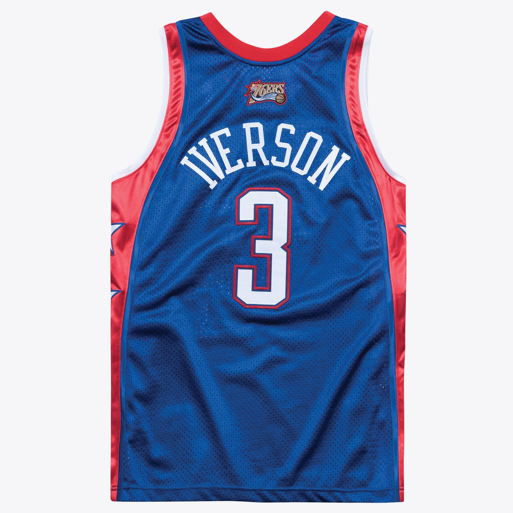NBA Allen Iverson 2004 All-Star Authentic Jersey By Mitchell & Ness - Royal - Mens