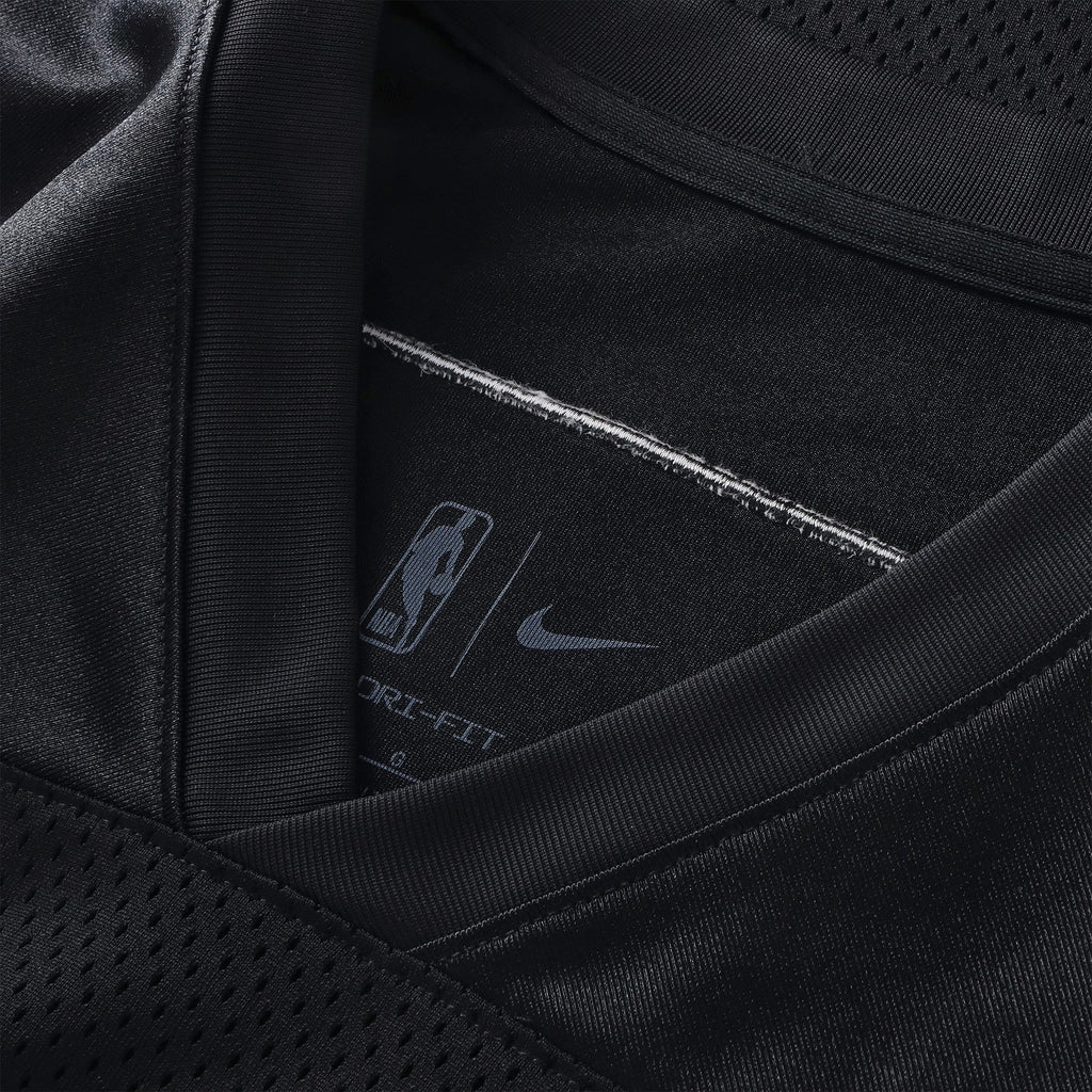 Los Angeles Lakers Nike Courtside Football Jersey - Black - Mens