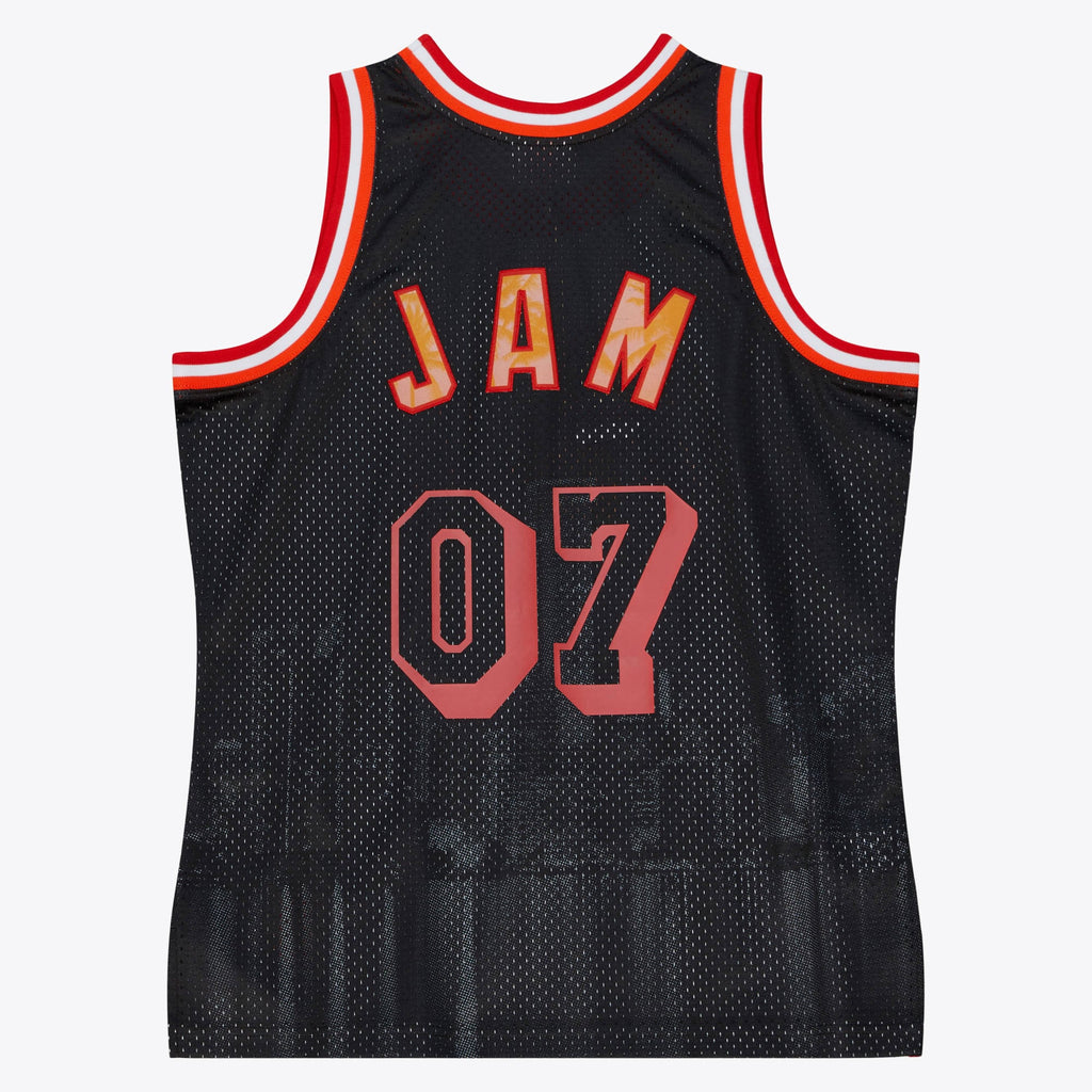 Miami Heat Mitchell & Ness M&N x Nicky Jam Swingman Jersey