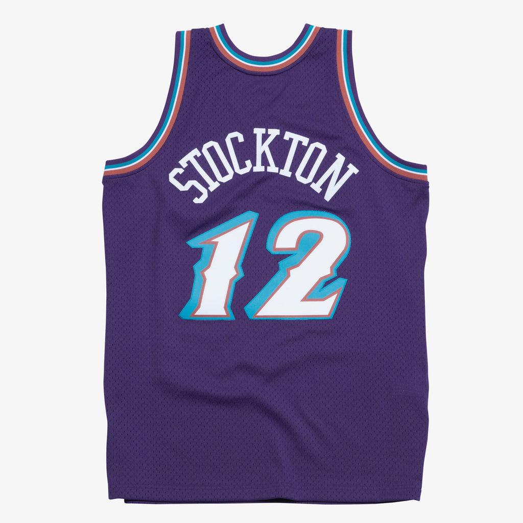 Utah Jazz Mitchell & Ness Swingman Jersey Road John Stockton 1996-97