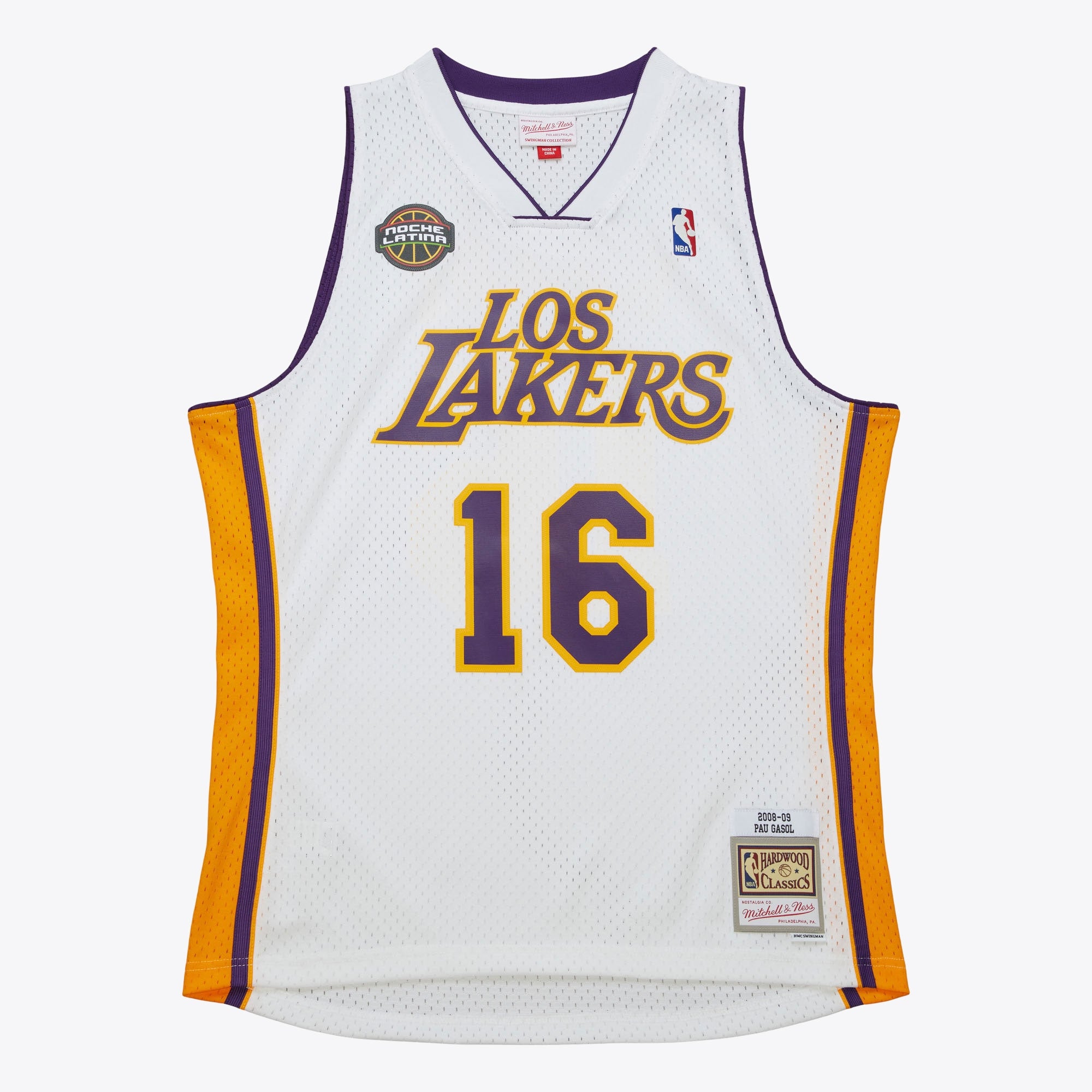 Los Angeles Lakers Mitchell & Ness Swingman Jersey Pau Gasol 2008