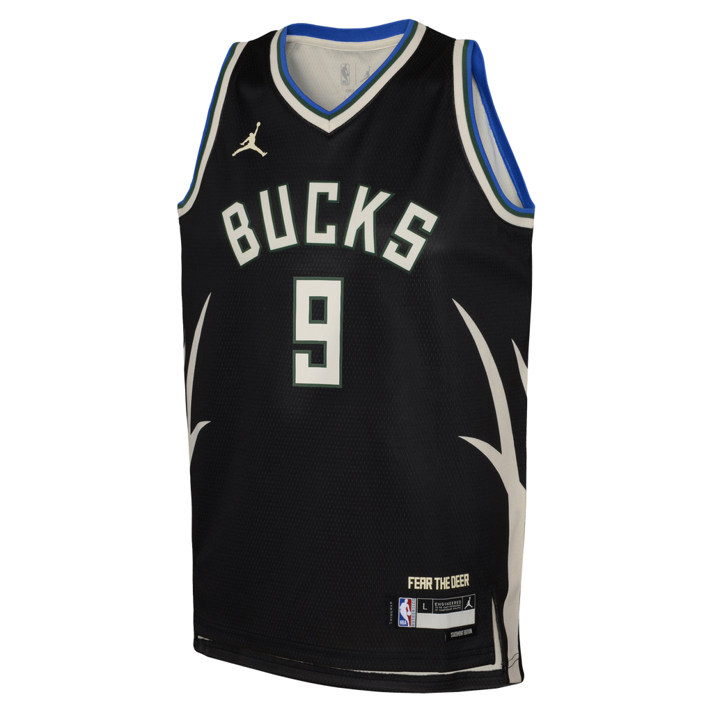 Milwaukee Bucks Jordan Brand Statement Edition Swingman Jersey - Hunter Green - Kel'el Ware - Youth