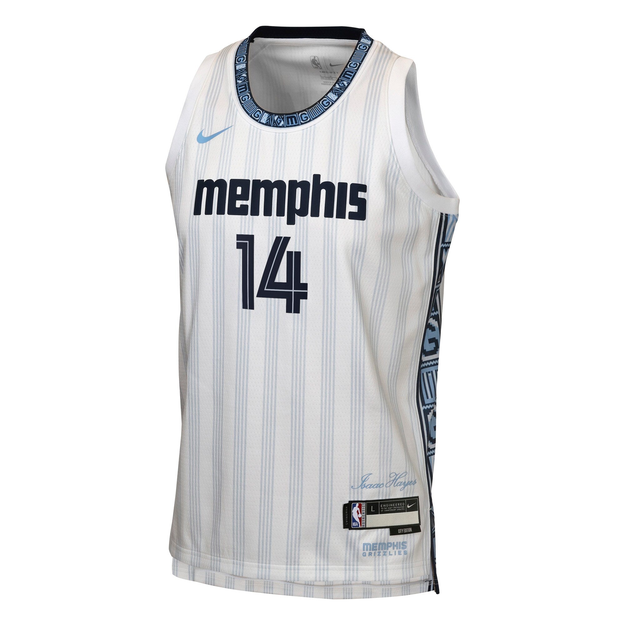 Memphis Grizzlies Nike 2025/26 City Edition Swingman Jersey - Gray - Zach Edey - Youth