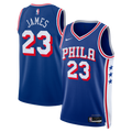 Philadelphia 76ers Nike Icon Edition Swingman Jersey - Royal - Lebron James - Youth