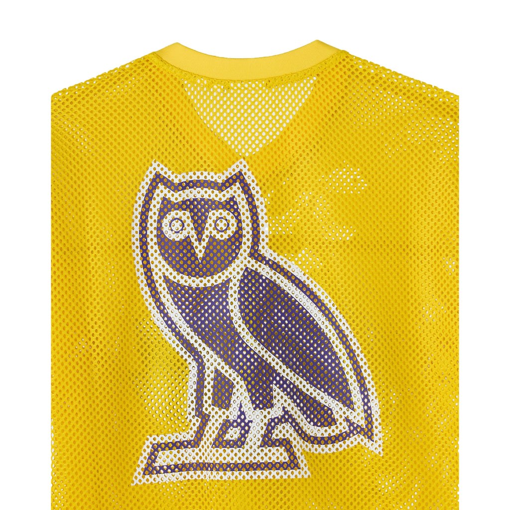 Los Angeles Lakers X OVO Mesh Football Jersey - Mens