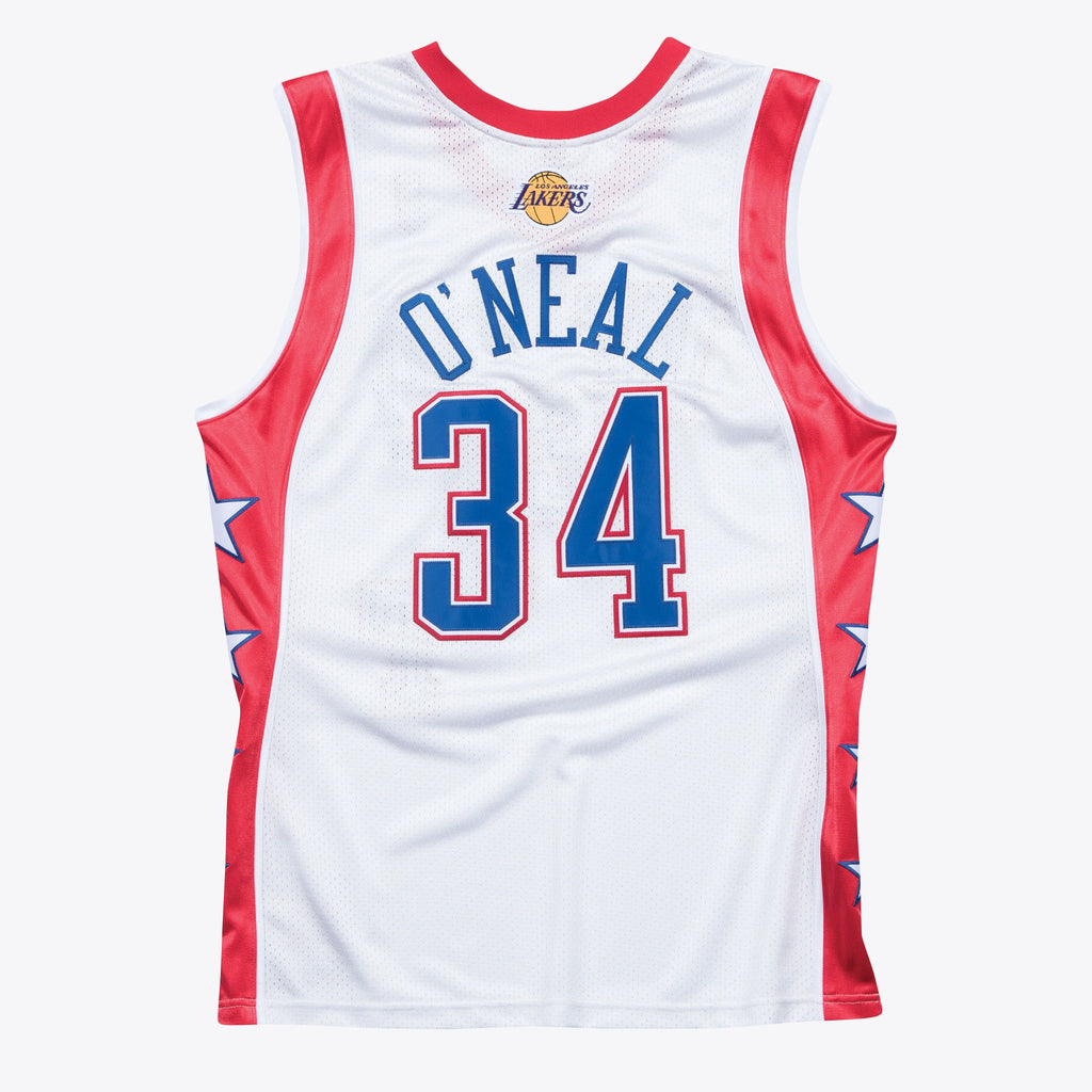 NBA 2004 West Shaquille ONeal Authentic All-Star Jersey By Mitchell & Ness - White - Mens
