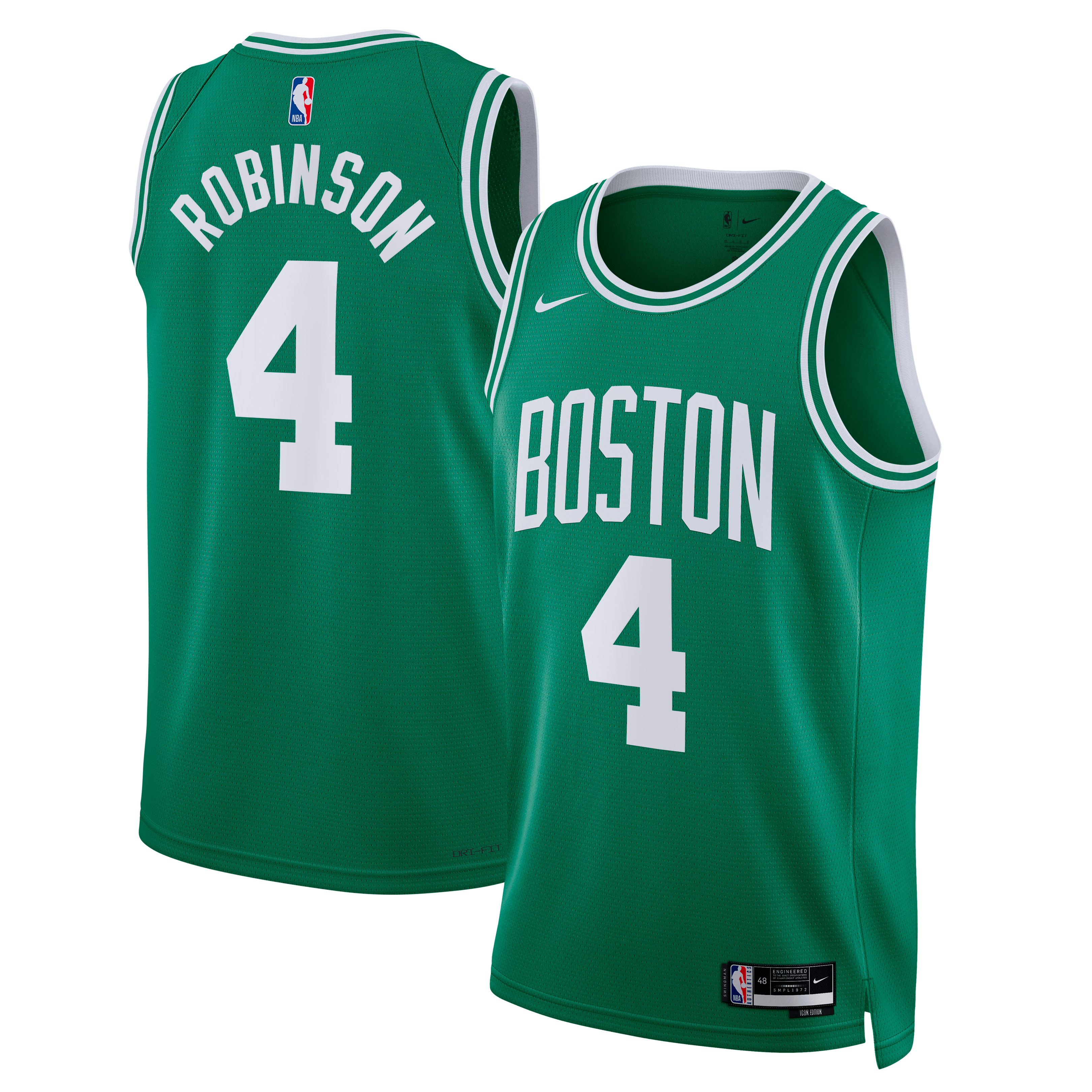 Boston Celtics Icon Edition Swingman Jersey - Kelly Green - Mitchell Robinson - Unisex