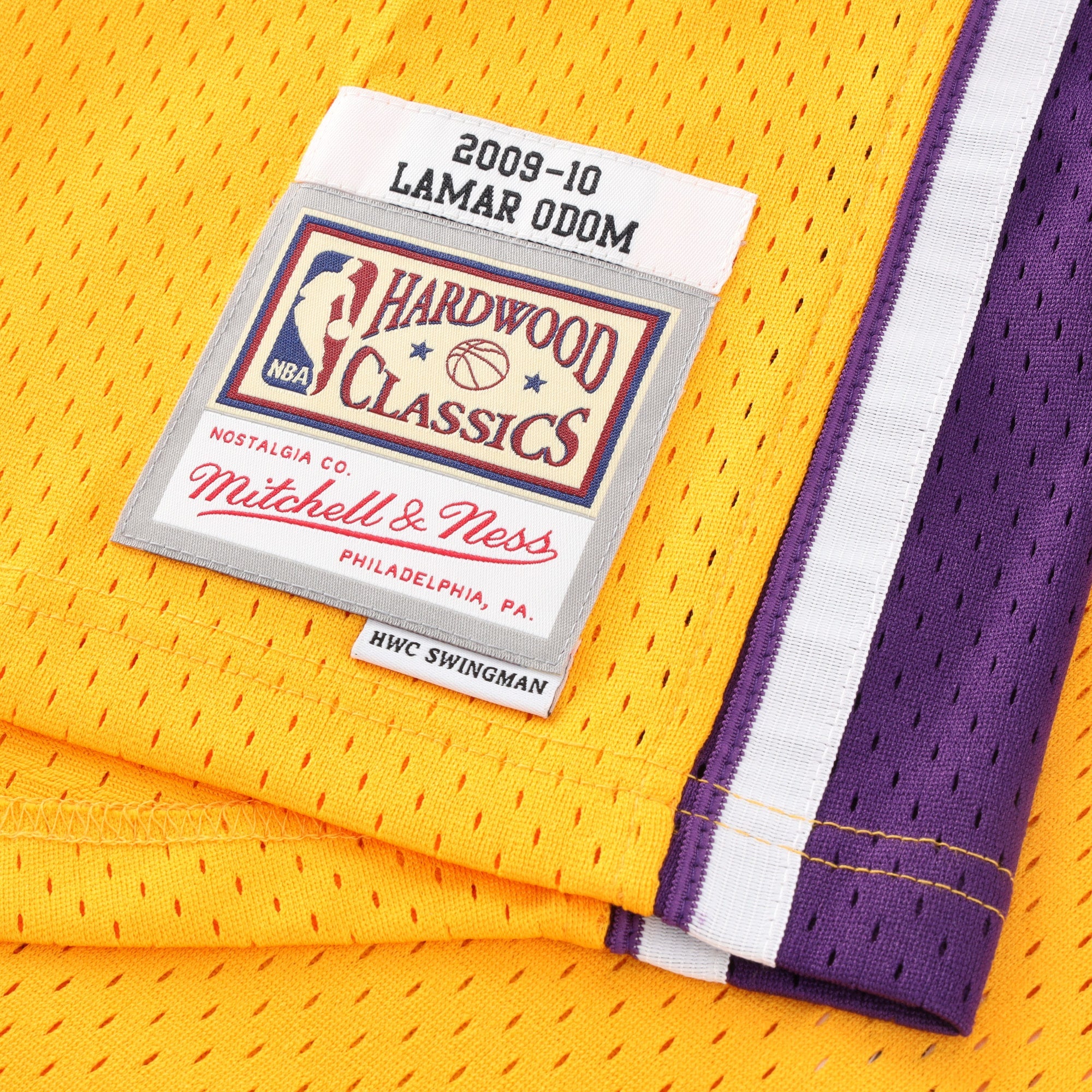 Los Angeles Lakers NBA Mitchell & Ness Swingman Jersey - Lamar Odom