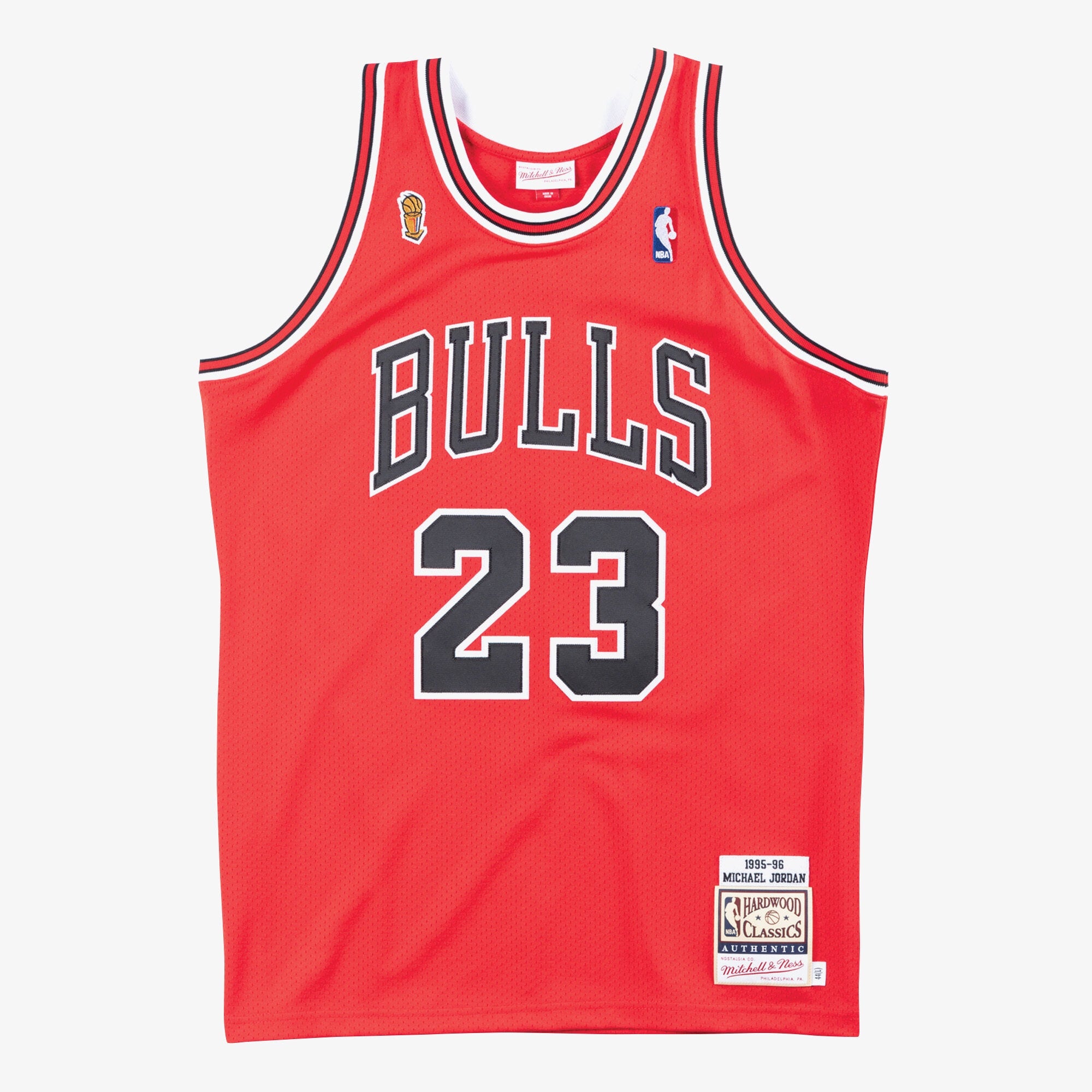Chicago Bulls Mitchell & Ness Authentic Jersey Road Finals Michael Jordan 1995-96