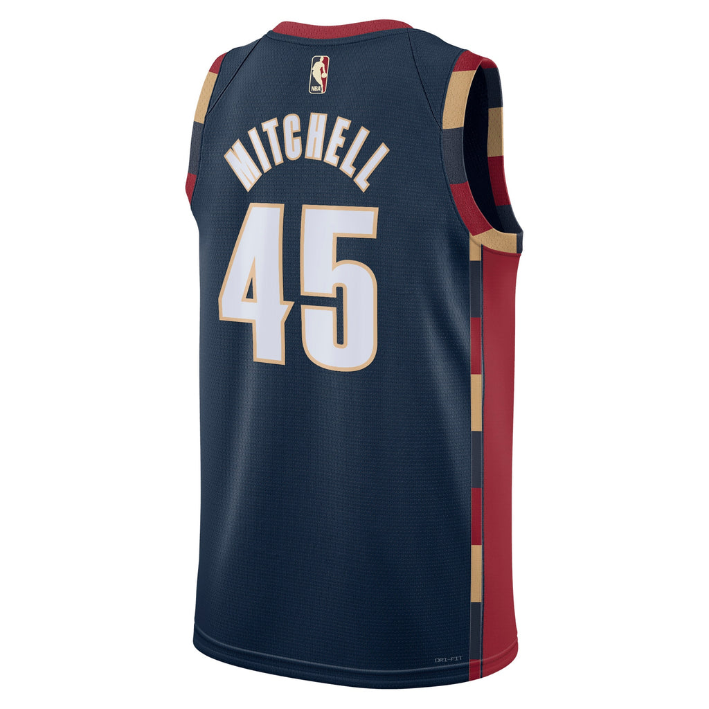Cleveland Cavaliers Nike Classic Edition Jersey - Navy - Donovan Mitchell - Unisex