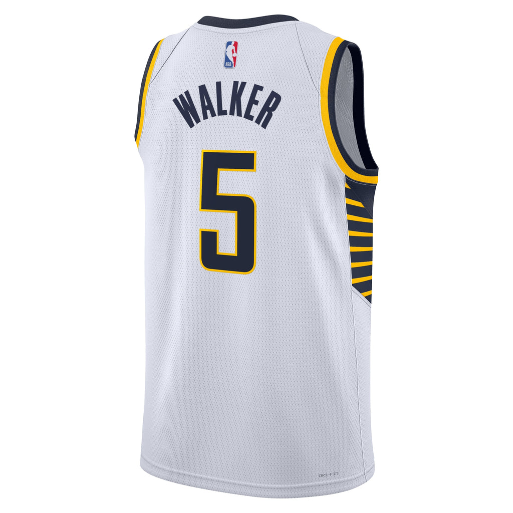 Indiana Pacers Nike Association Edition Swingman Jersey - White - Jarace Walker - Unisex