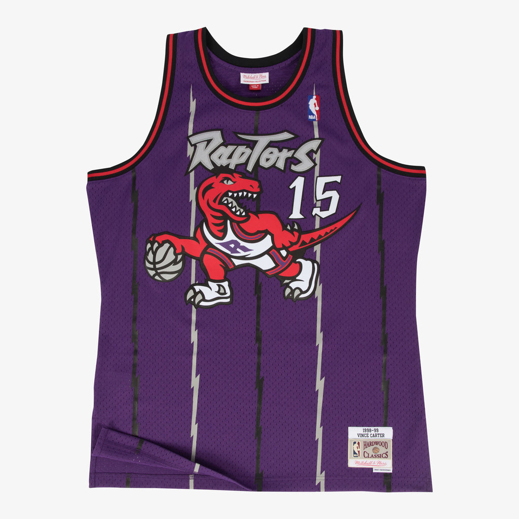 Toronto Raptors Mitchell & Ness Swingman Jersey Road Vince Carter 1998-99