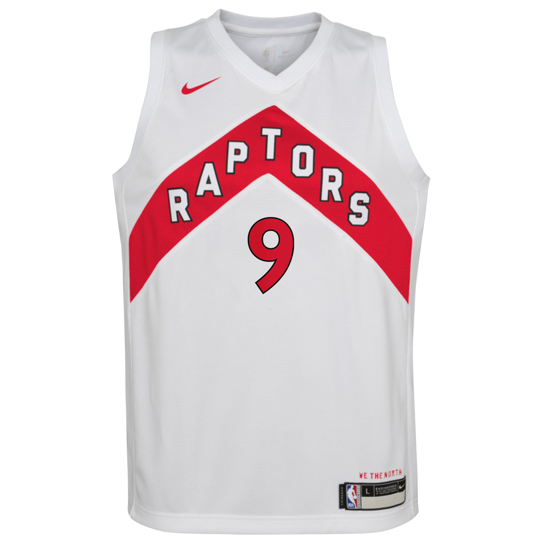 Toronto Raptors Nike Association Edition Swingman Jersey - White - RJ Barrett - Youth