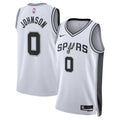 San Antonio Spurs Nike Association Edition Swingman Jersey - White - Keldon Johnson - Unisex