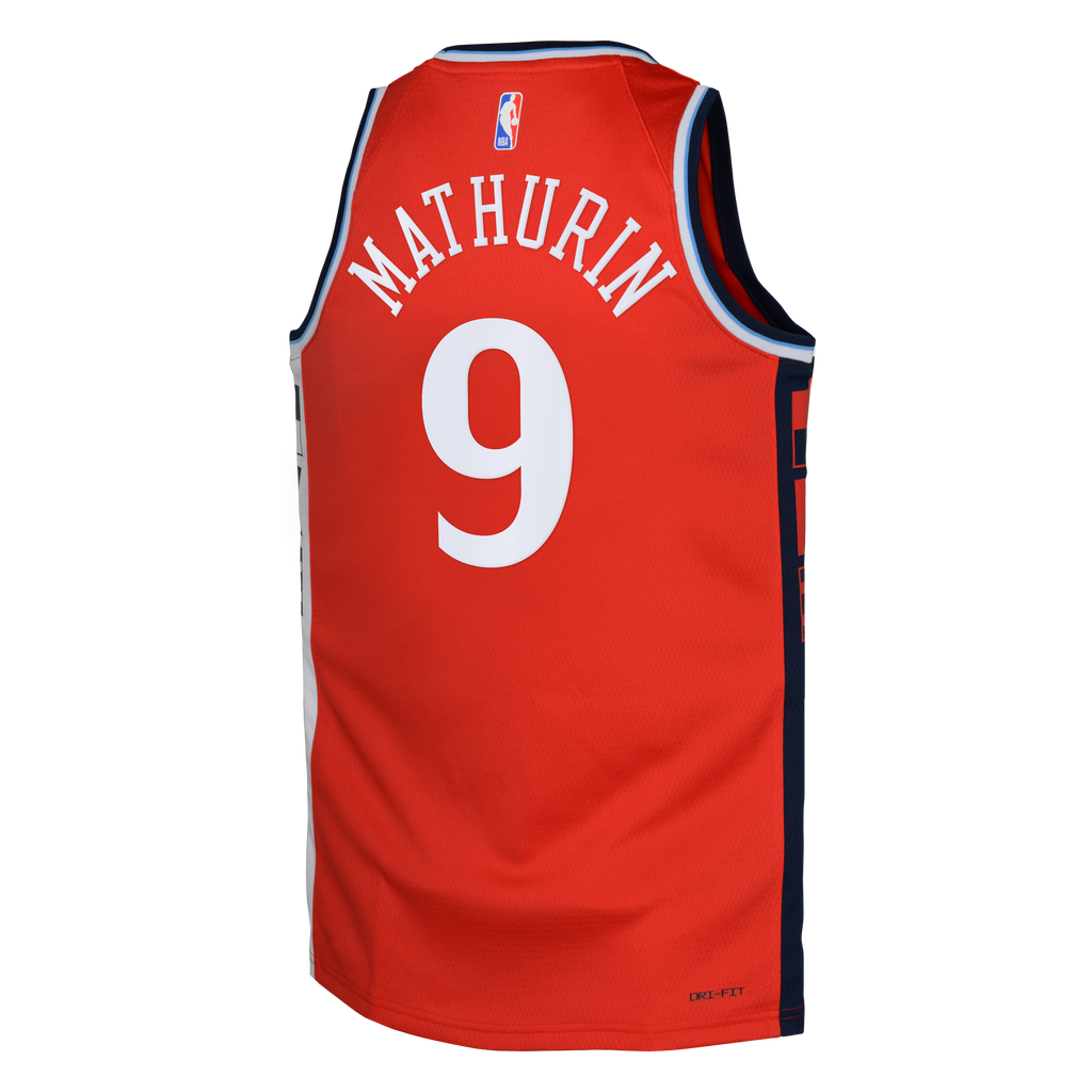 LA Clippers Jordan Brand Statement Edition Swingman Jersey - Red - Bennedict Mathurin - Youth
