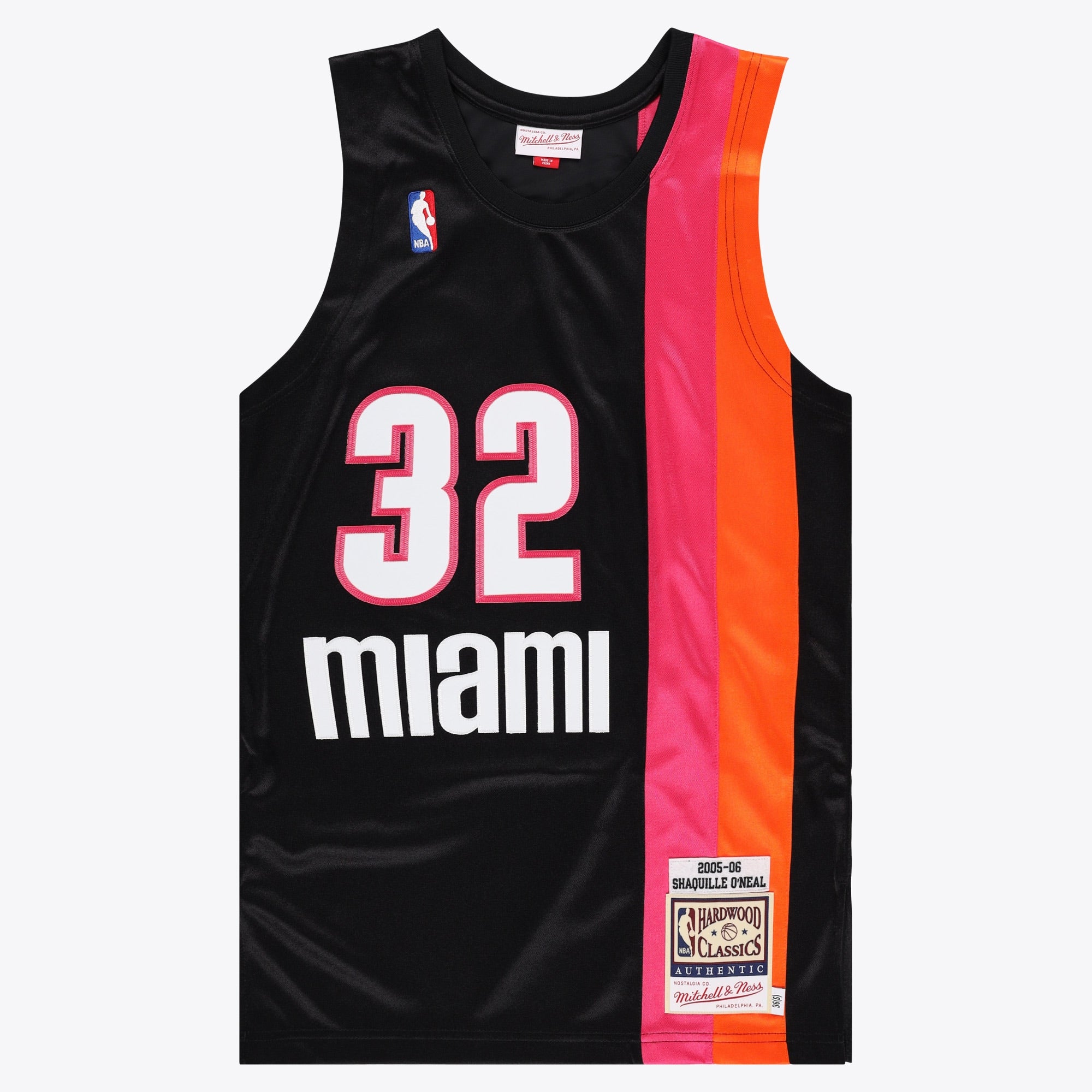 Miami Heat NBA Mitchell & Ness Authentic Jersey - Shaquille O'Neal