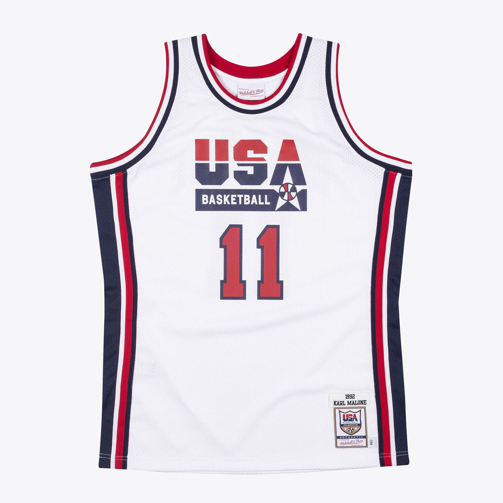 USA Basketball Mitchell & Ness Authentic Jersey Karl Malone 1992