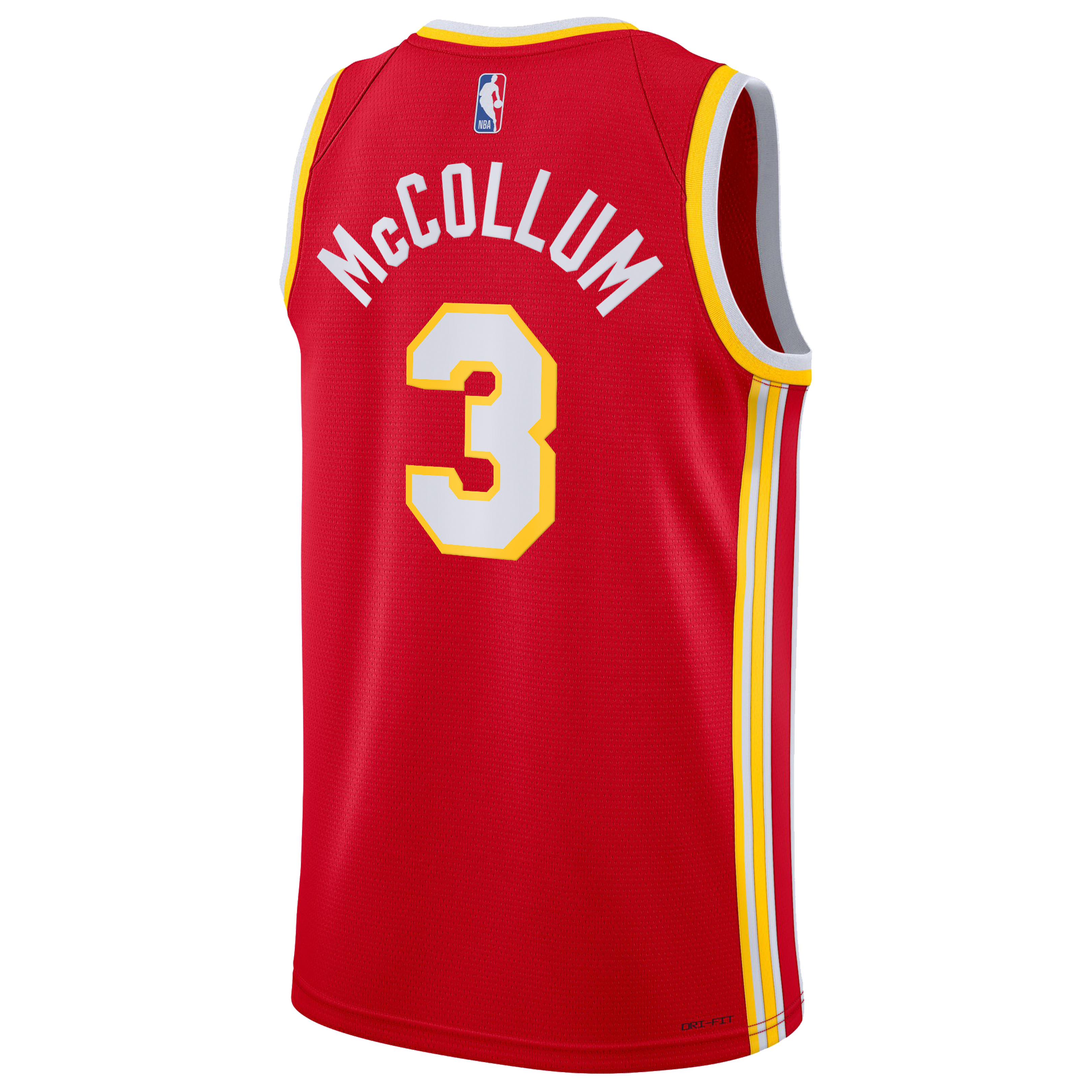 Atlanta Hawks Nike Icon Edition Swingman Jersey - Red - CJ McCollum - Youth