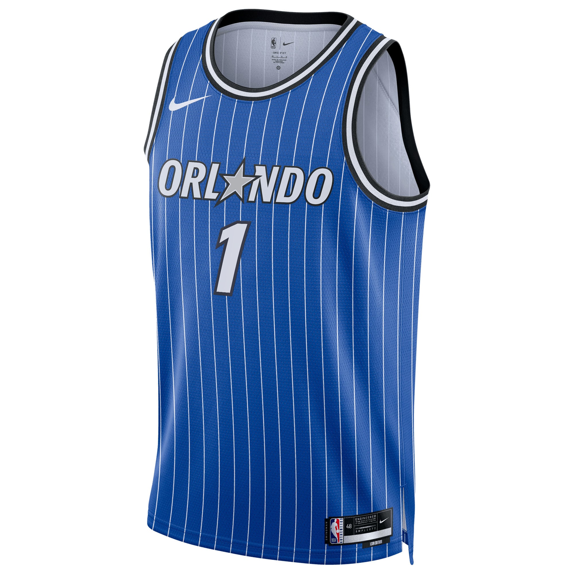 Orlando Magic Nike Replica Icon Edition Swingman Jersey - Blue - Jonathan Isaac - Unisex