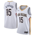 New Orleans Pelicans Nike Association Edition Swingman Jersey - White - Jose Alvarado - Unisex