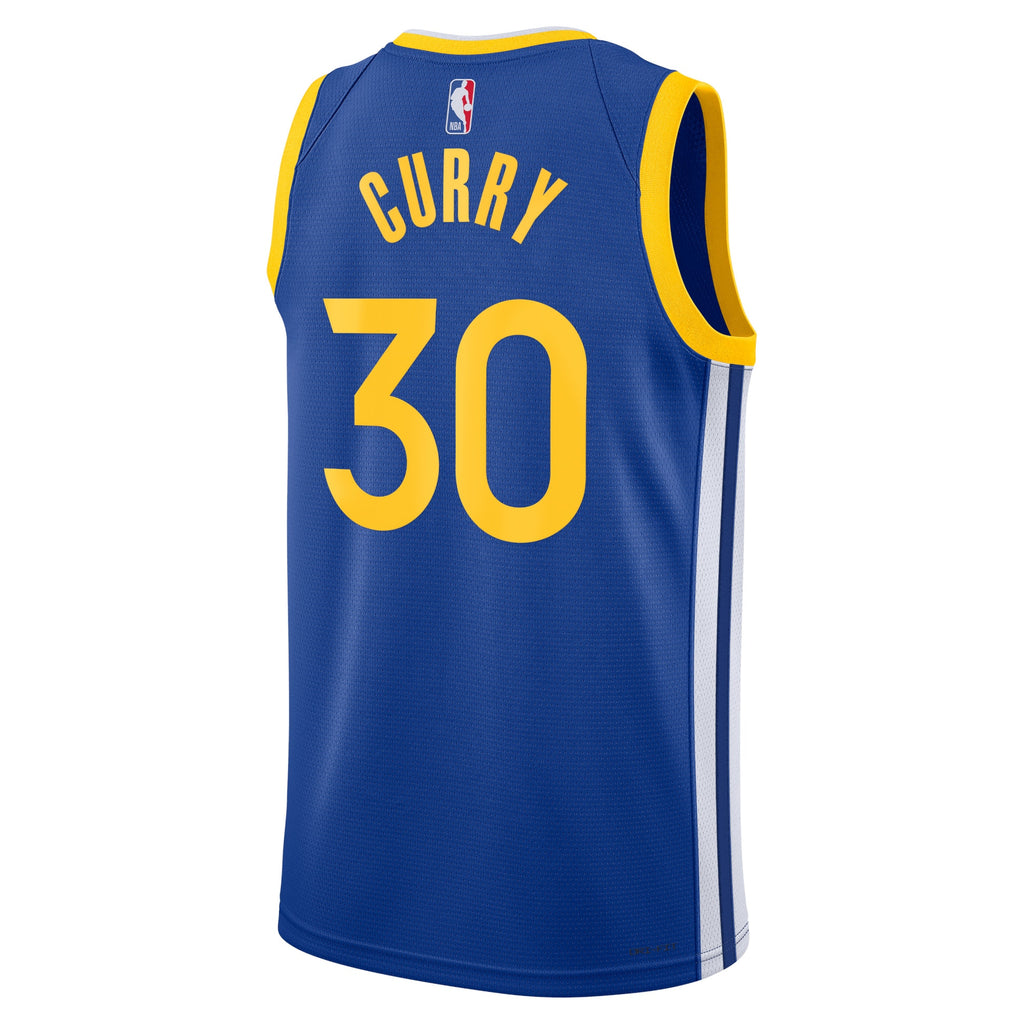 Golden State Warriors Nike Icon Edition Swingman Jersey - Royal - Stephen Curry - Unisex