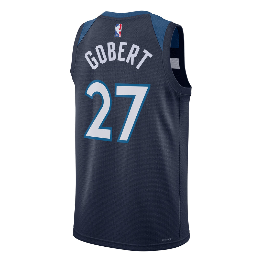 Minnesota Timberwolves Nike Icon Edition Swingman Jersey - Navy - Rudy Gobert - Unisex