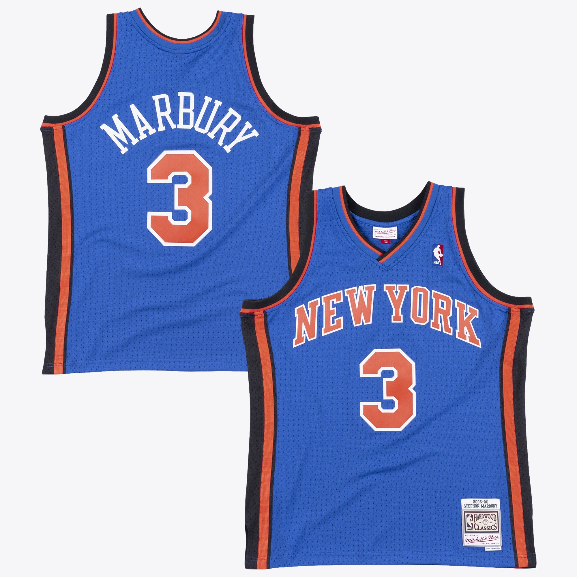 New York Knicks Mitchell & Ness Stephon Marbury 2006 Swingman Authentic Jersey - Royal Blue