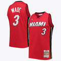 Miami Heat NBA Dwyane Wade Alternate 2005 Hardwood Classics Swingman Jersey By Mitchell & Ness