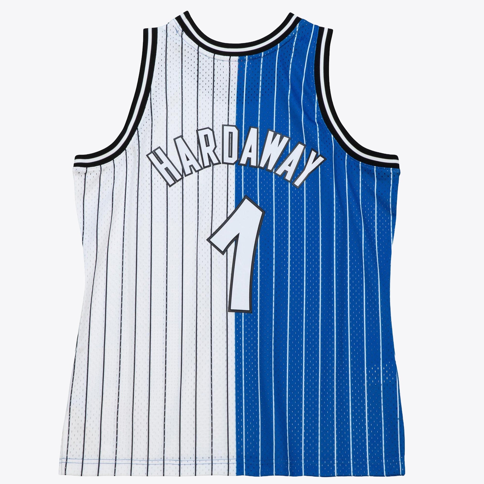 Orlando Magic Mitchell & Ness Anfernee Hardaway 1994 Split Swingman Jersey - Blue/White