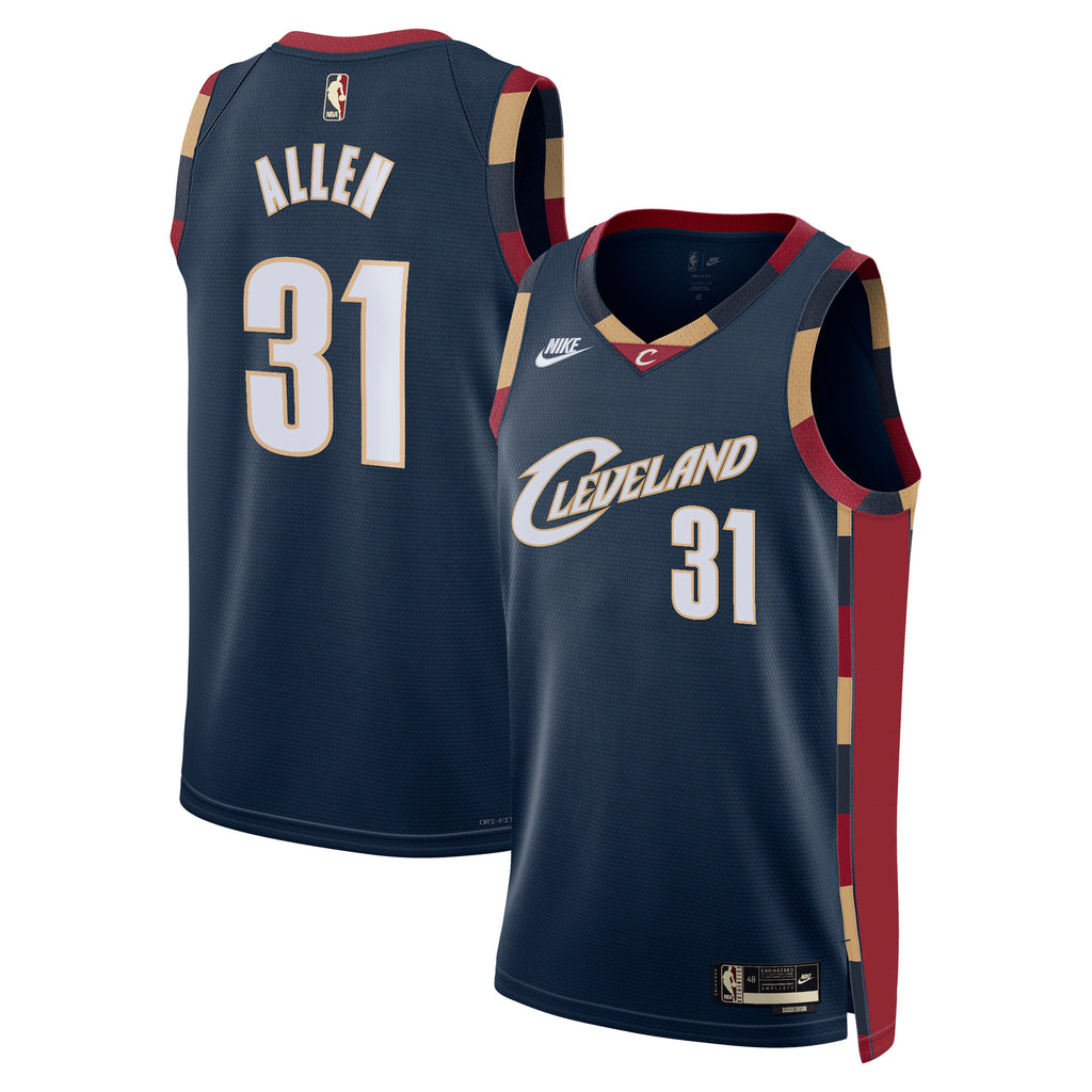 Cleveland Cavaliers Nike Classic Edition Jersey - Navy - Jarrett Allen - Unisex