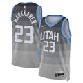 Utah Jazz Nike 2025/26 City Edition Swingman Jersey - Gray - Lauri Markkanen - Unisex