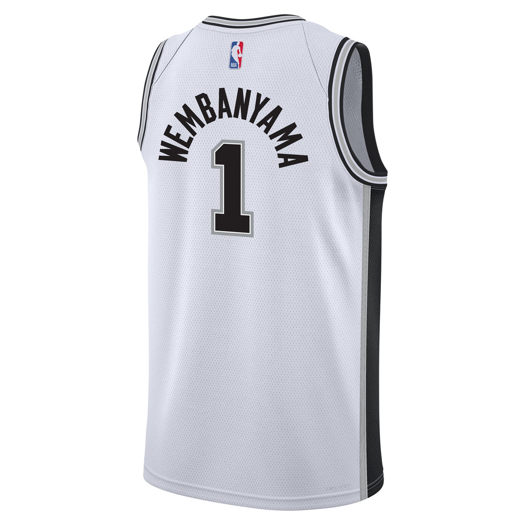 San Antonio Spurs Nike Association Swingman Jersey - Victor Wembanyama - Youth