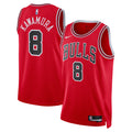 Chicago Bulls Nike Icon Edition Swingman Jersey - Red - Yuki Kawamura - Unisex