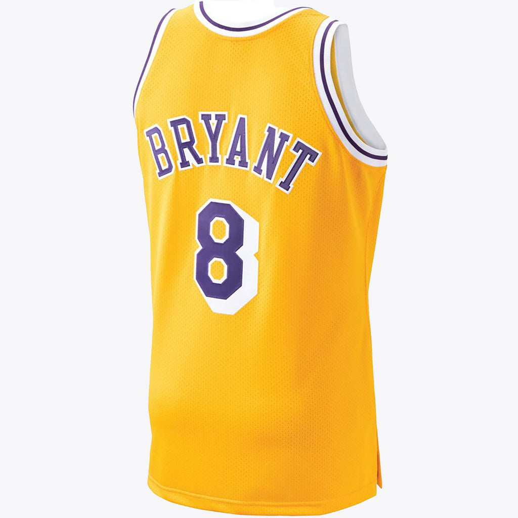 Kobe Bryant Hardwood Classics 1996-97 Authentic Jersey By Mitchell & Ness - Gold - Mens