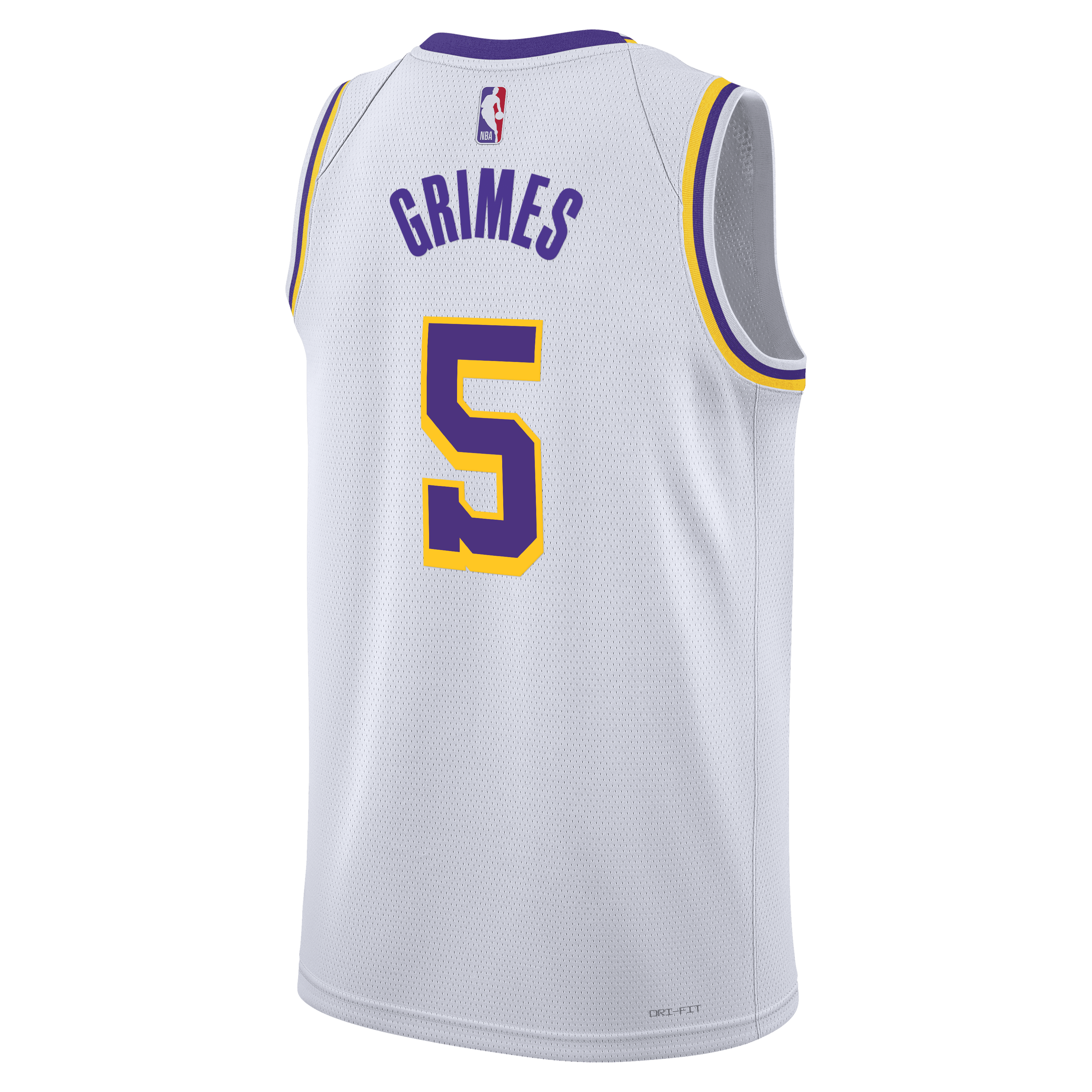 Los Angeles Lakers Nike Association Edition Edition Swingman Jersey - White - Quentin Grimes - Unisex