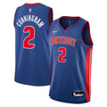 Detroit Pistons Nike Icon Swingman Jersey - Blue - Cade Cunningham - Youth