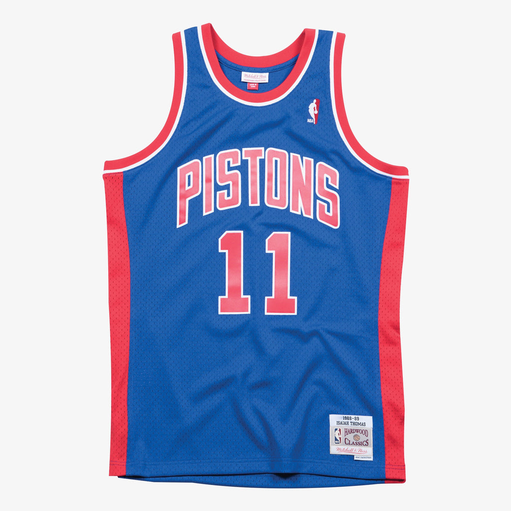 Detroit Pistons Mitchell & Ness Swingman Jersey Road Isiah Thomas 1988-89