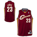 Cleveland Cavaliers LeBron James 2003-04 Hardwood Classics Swingman Jersey - Red Youth