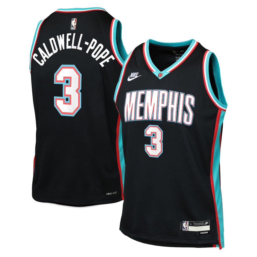 Memphis Grizzlies Nike Classic Edition Jersey - Black - Kentavious Caldwell-Pope - Youth