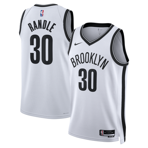 Brooklyn Nets Nike Association Edition Swingman Jersey - White - Julius Randle - Unisex