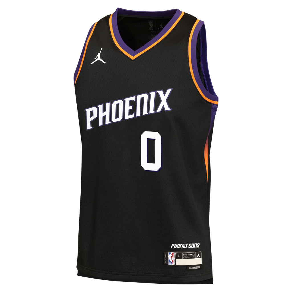 Phoenix Suns Jordan Brand Statement Edition Jersey - Black - Ryan Dunn - Youth