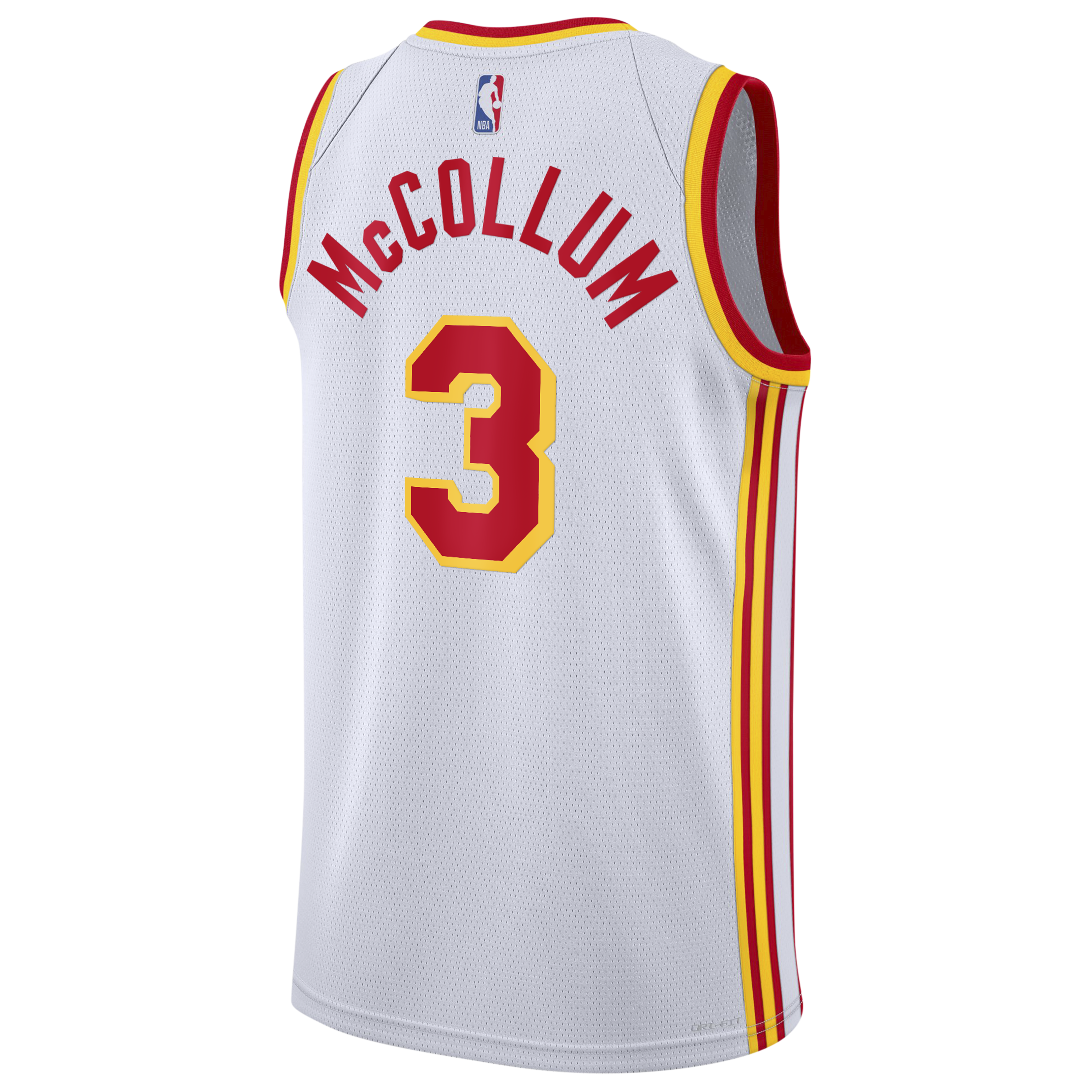 Atlanta Hawks Nike Association Edition Swingman Jersey - White - CJ McCollum - Youth