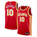 Atlanta Hawks Nike Icon Swingman Jersey - Red - Zaccharie Risacher - Unisex