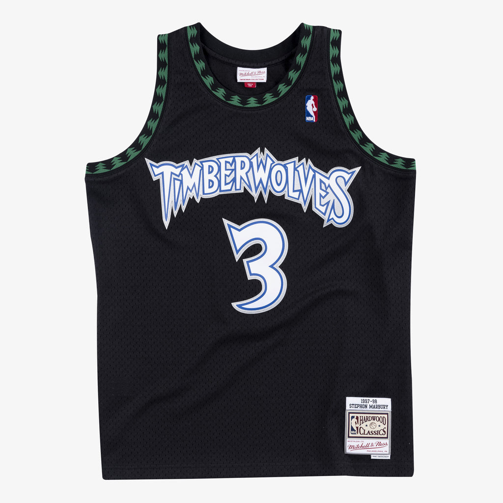 Minnesota Timberwolves Mitchell & Ness Swingman Jersey Alternate Stephon Marbury 1997-98